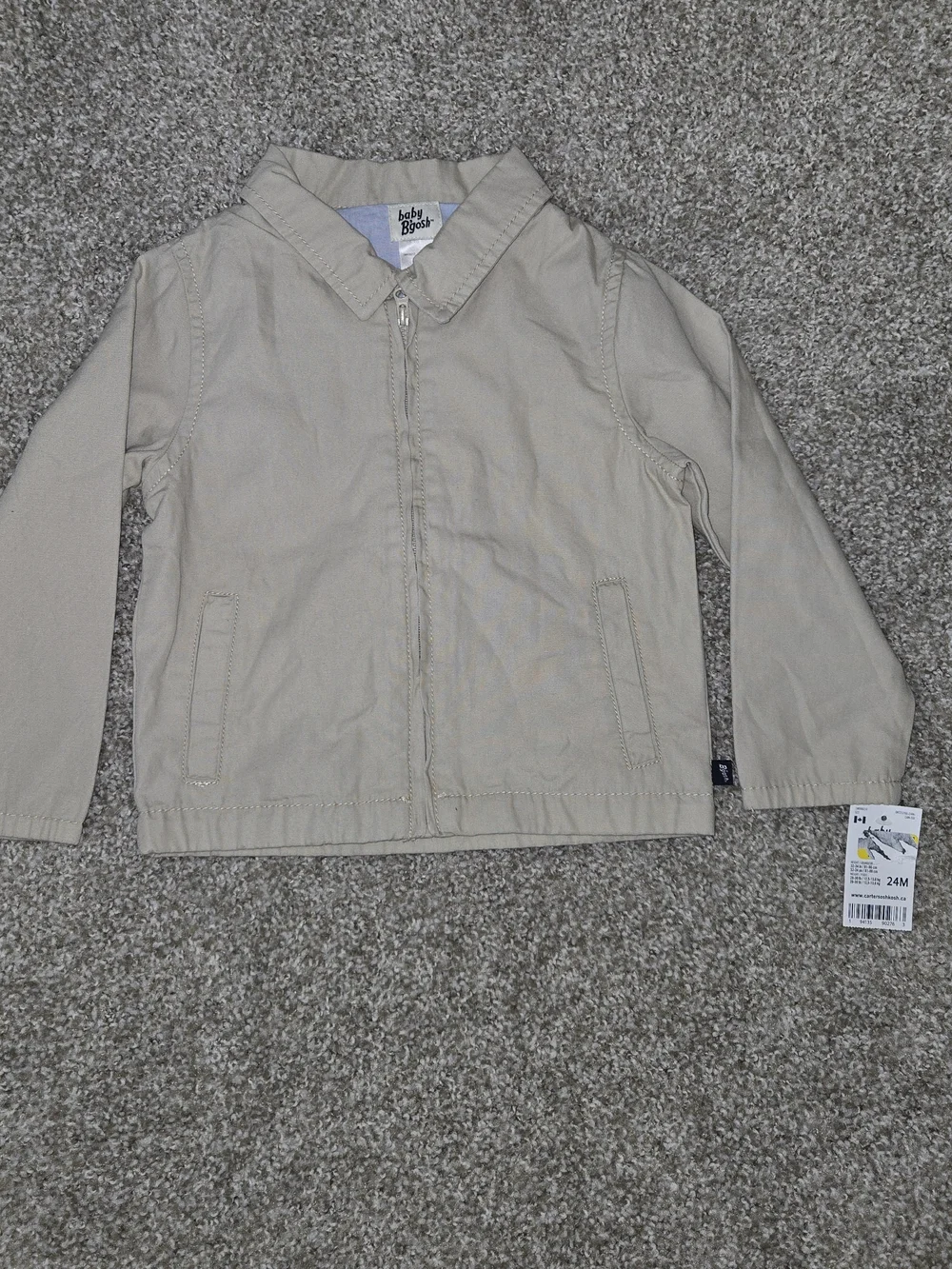 B'gosh Lightweight Zip Jacket